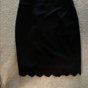 Elegant Black Women's Skirt Ann Taylor